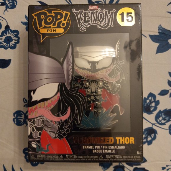 Funko Pop Pin Enamel Pin Marvel Venomized Thor #15 Disney - Picture 1 of 3